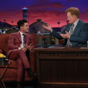 Christian Navarro Instagram - Thank you @teamcoco for having me. A brilliant introduction to the world of late night tv. Thank you to @davidalanstyle for the beautiful suit. And @drbeardhollywood for the beard trim. Please check it out tonight on @tbsnetwork at 11pmET. 
#13reasonswhy #tonypadilla #conan