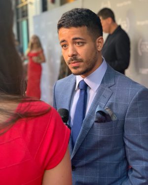 Christian Navarro Instagram - I grew up dreaming of moments like tonight. @sdfilmfestival honored me as their 2018 Rising Star. As I said in my acceptance speech, I grew up watching my parents, NY police officers, run towards the danger others ran away from. They instilled in me a true duty and responsibility to my fellow man/woman. Ive only ever wanted to find a way to use my talent and work ethic to help others. Tonight, amongst new friends, legends, and titans of the industry I was seen, heard, and accepted as a peer. Words fall short of expressing my gratitude. This one was for Grandpa. Go check out @canyoueverforgiveme in theaters October 16th, or watch @13reasonswhy on @netflix. 
Thank you to @hugo_official and @nordstrom for the suit. 🙏🏽