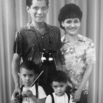 Christian Navarro Instagram - #tbt My grandparents and my father and uncle. As I approach this Sunday and my debut in #HBO #vinyl I have been thinking more and more about my grandfather, the greatest man I've ever had the privilege of knowing. I hope and pray I make him proud and that he is smiling down on us from above. Tune in this Sunday and follow my journey. #rockandroll #vinyl #workingactor #martinscorcese #HBO #1970s #grandpa #grandma @bronxmade913 @empirebeads @pucha_5 @jjw_611 #cesd #cesdtalent #newyork #nyc #blackandwhite #vintage