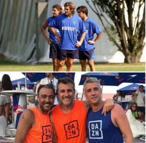 Christian Vieri Instagram - Il trio @chino_recoba20  @hernancrespo ⚽️⚽️⚽️⚽️⚽️prima e dopo 😂😂