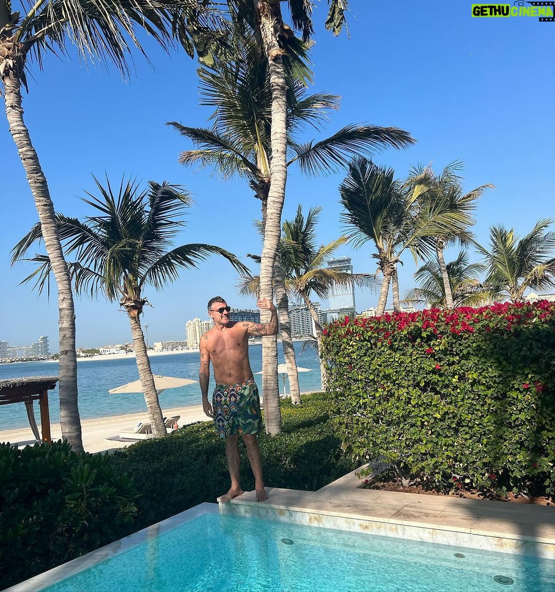 Christian Vieri Instagram - Goodmorning!!!🌴🌴🌞🌴🌞🌴🌴🌴 @oothepalm One&Only The Palm Dubai