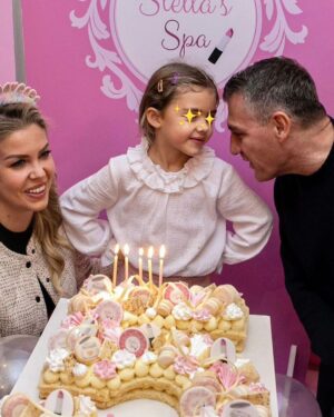 Christian Vieri Instagram - Happy birthday amore della nostra vita ❤️❤️❤️❤️❤️stella 5 years ❤️❤️❤️