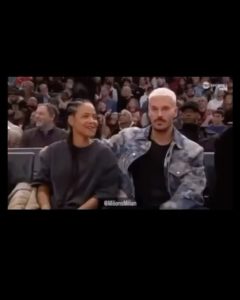 Christina Milian Instagram - Night out with hubby 💥NBA Game in Paris 💥 Pic from our guy @jim_ice Merci! #nba