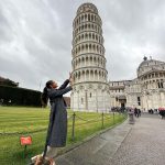 Christina Milian Instagram - The Leaning Tower of Pisa in person is unreal. I immediately flashed back to elementary school and learning about this beautiful wonder. Didn’t know it was as beautiful as it is in real life. Thank you to my Bebe for an awesome & unforgettable birthday gift. **Can’t wait to show you guys what came after THIS! 😍** Leaning Tower Of Pisa Italy