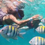 Christina Milian Instagram - The girls were real tourists on this trip. 1st stop? #IslaDeMujeres! We snorkeled, shopped, ate plenty of food and swam in the crystal blue waters of Mexico! It was HOT out but we got thru it. 😅 enjoy!! Love you @mscarmenmilian @danielle_milian Playa del Carmen México