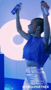 Christina Milian Instagram - #LysolPartner I had a blast singing with @lysol at #Airaoke! I belted out my favorite karaoke songs and finished off with Lysol Air Sanitizer. It kills 99.9% of bacteria and viruses so I felt at ease knowing that the air around me is sanitized. What’s your go-to karaoke song? #Airaoke