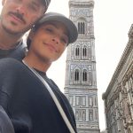 Christina Milian Instagram - We’re Tourists Today 🩶⚡️ ❣️𝐹𝑙𝑜𝑟𝑒𝑛𝑐𝑒, 𝐼𝑡𝑎𝑙𝑦. 𝐴'𝑙𝑎 𝐶𝑎𝑡ℎ𝑒𝑑𝑟𝑎𝑙 𝑆𝑎𝑛𝑡𝑎 𝑀𝑎𝑟𝑖𝑎 del’ 𝐹𝑖𝑜𝑟𝑒. 𝑃𝑎𝑠𝑡𝑎 🍝 @osteriapastella x 𝑆𝑡𝑎𝑡𝑢𝑒 𝑜𝑓 𝐷𝑎𝑣𝑖𝑑 𝑥 𝑀𝑖𝑐ℎ𝑎𝑒𝑙 𝐴𝑛𝑔𝑒𝑙𝑜. Florence