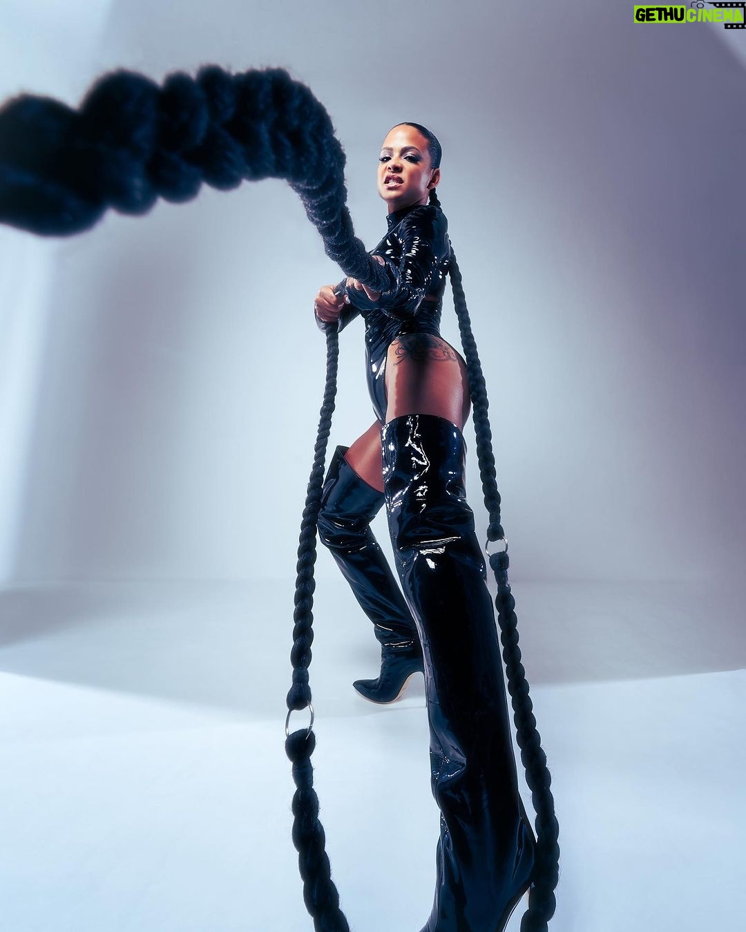 Christina Milian Instagram - WARNING βοΈ Donβt be scared to look. Prepare to be mesmerized. π·οΈπ©Ά #π€βπππ¦ππ’ππππππ‘ππ Credits: Photographer & Creative Director: @svenja.ava Stylist: @yana_vanessa Make-up: @sarahbuo Hair: @sandrahahnel Production: @ava___studios Retouch: @kati.tron Color Grading: @svenja.ava Font design: @felixbuhler 3D design: @crismarsay Photo Assistant: @postbeforelost