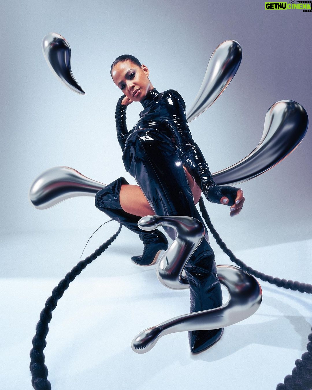 Christina Milian Instagram - WARNING βοΈ Donβt be scared to look. Prepare to be mesmerized. π·οΈπ©Ά #π€βπππ¦ππ’ππππππ‘ππ Credits: Photographer & Creative Director: @svenja.ava Stylist: @yana_vanessa Make-up: @sarahbuo Hair: @sandrahahnel Production: @ava___studios Retouch: @kati.tron Color Grading: @svenja.ava Font design: @felixbuhler 3D design: @crismarsay Photo Assistant: @postbeforelost
