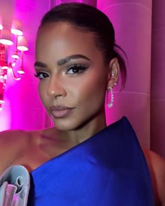 Christina Milian Instagram - It’s all about giving back with good friends. #GlobalGiftGala #GivingBlue Had such a good time with some new and old friends! 🌎🎗️@evalongoria @mariarbravo Four Seasons Hotel George V Paris