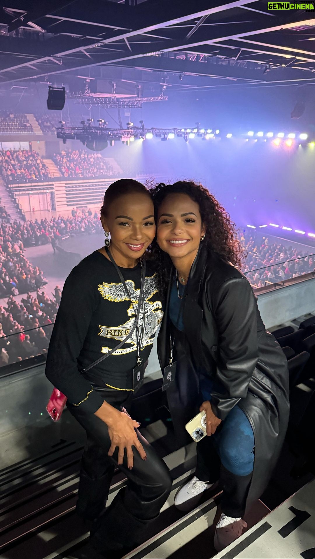 Christina Milian Instagram - Mom’s First 🫶🏽 Train to South France to see her son-in-law perform live to a sold out (fun) crowd. 💜⚡️ had a blast. This will not be her last @mattpokora show.. #gobaby ♥️ #proudwifey Aix-en-Provence, France