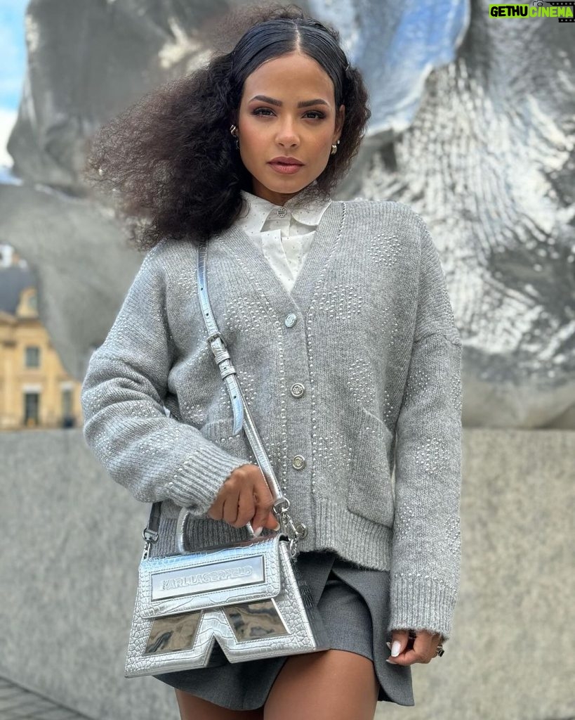 Christina Milian Instagram - Paris is always a good reason to dress up. ✍🏽🩶✨ 🛍️: @majeparis @karllagerfeld Place Vendôme