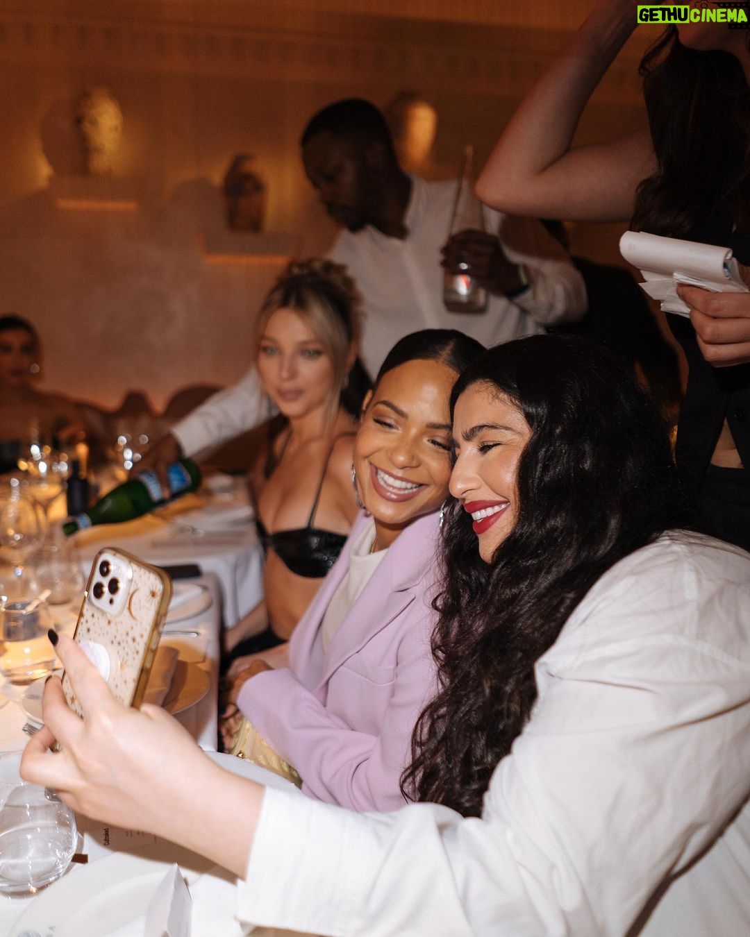 Christina Milian Instagram - Dinner with my @CultNaked girls. 🖤 @maryfurtas you’re wildly talented.. ❤️🔥❤️🔥 this next drop is a vibe. Anna Paris