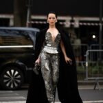 Christine Chiu Instagram - She’s day to evening, flirty and sexy, powerful yet vulnerable and full of surprises. She’s Gstaad to St. Barths, boardroom to dance floor, and will keep you wanting more. #albertaferretti bellissima collezione @albertaferretti 👏🏼❤️ 📸 @andrea__natali @brianaandalore Milan Fashion Week