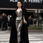 Christine Chiu Instagram - She’s day to evening, flirty and sexy, powerful yet vulnerable and full of surprises. She’s Gstaad to St. Barths, boardroom to dance floor, and will keep you wanting more. #albertaferretti bellissima collezione @albertaferretti 👏🏼❤️ 📸 @andrea__natali @brianaandalore Milan Fashion Week