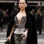 Christine Chiu Instagram - She’s day to evening, flirty and sexy, powerful yet vulnerable and full of surprises. She’s Gstaad to St. Barths, boardroom to dance floor, and will keep you wanting more. #albertaferretti bellissima collezione @albertaferretti 👏🏼❤️ 📸 @andrea__natali @brianaandalore Milan Fashion Week