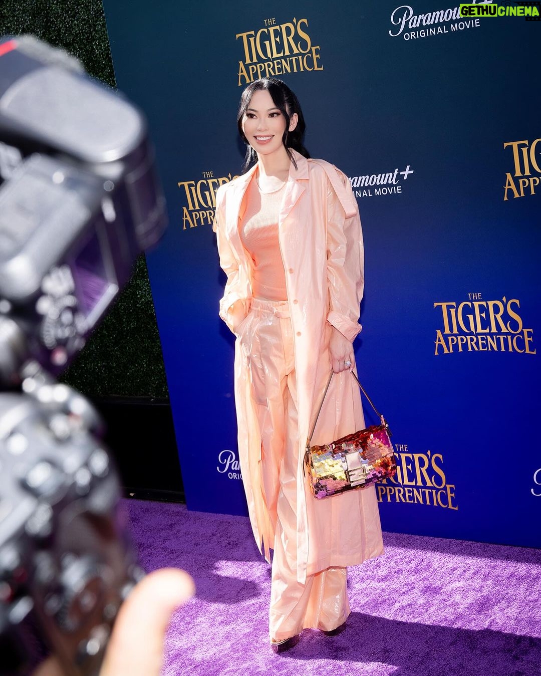 Christine Chiu Instagram - Had the best time celebrating our heritage at the World Premiere of #theTigersApprentice with the amazing cast and filmmakers ๐
๐ฎ Congrats on such a beautifully made and exciting animated film! #BrandonSooHoo #HenryGolding #MichelleYeoh #LucyLiu, #SandraOh, #BowenYang, #LeahLewis, #KhengHuaTan, #SherryCola, #Deborah S.Craig, #JoKoy, #GretaLee, #DianaLeeInosanto, #PatrickGallagher, and #PoppyLiu Whatโs your Chinese zodiac superpower? I was born in the Year of the Dog ๐ถ @paramountplus ๐ธ @victoriasirakovaphotographer Paramount Pictures Studios, Hollywood