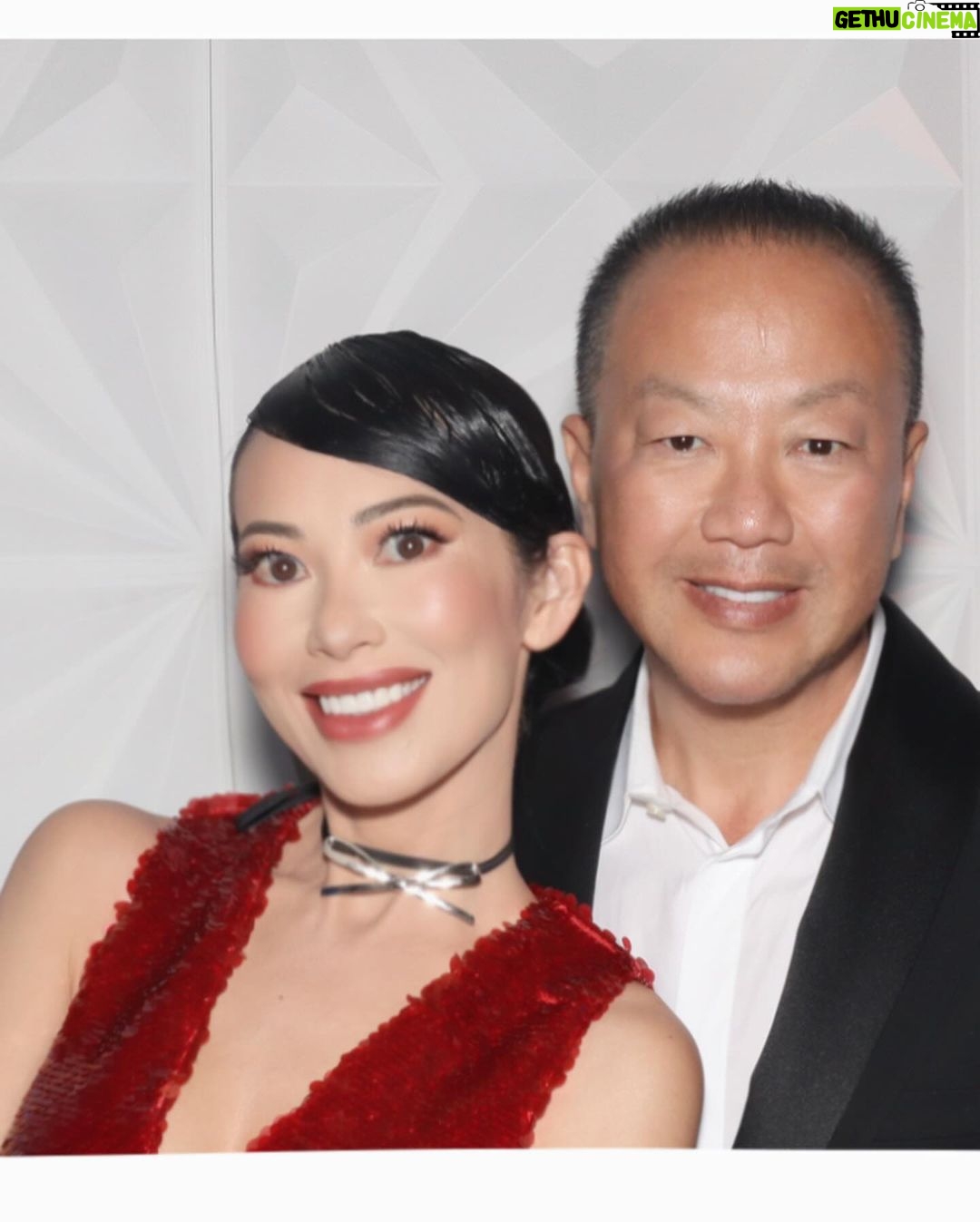 Christine Chiu Instagram - Too much fun! Many thanks Motion Picture Television Fund for endless sushi pizza drinks games dancing, but mostly for what you do for the folks in the entertainment arts industry 🫶 @mptf @televisionacad #eveningbefore Bravo on another great year @andygelb ❤️ Pacific Design Center