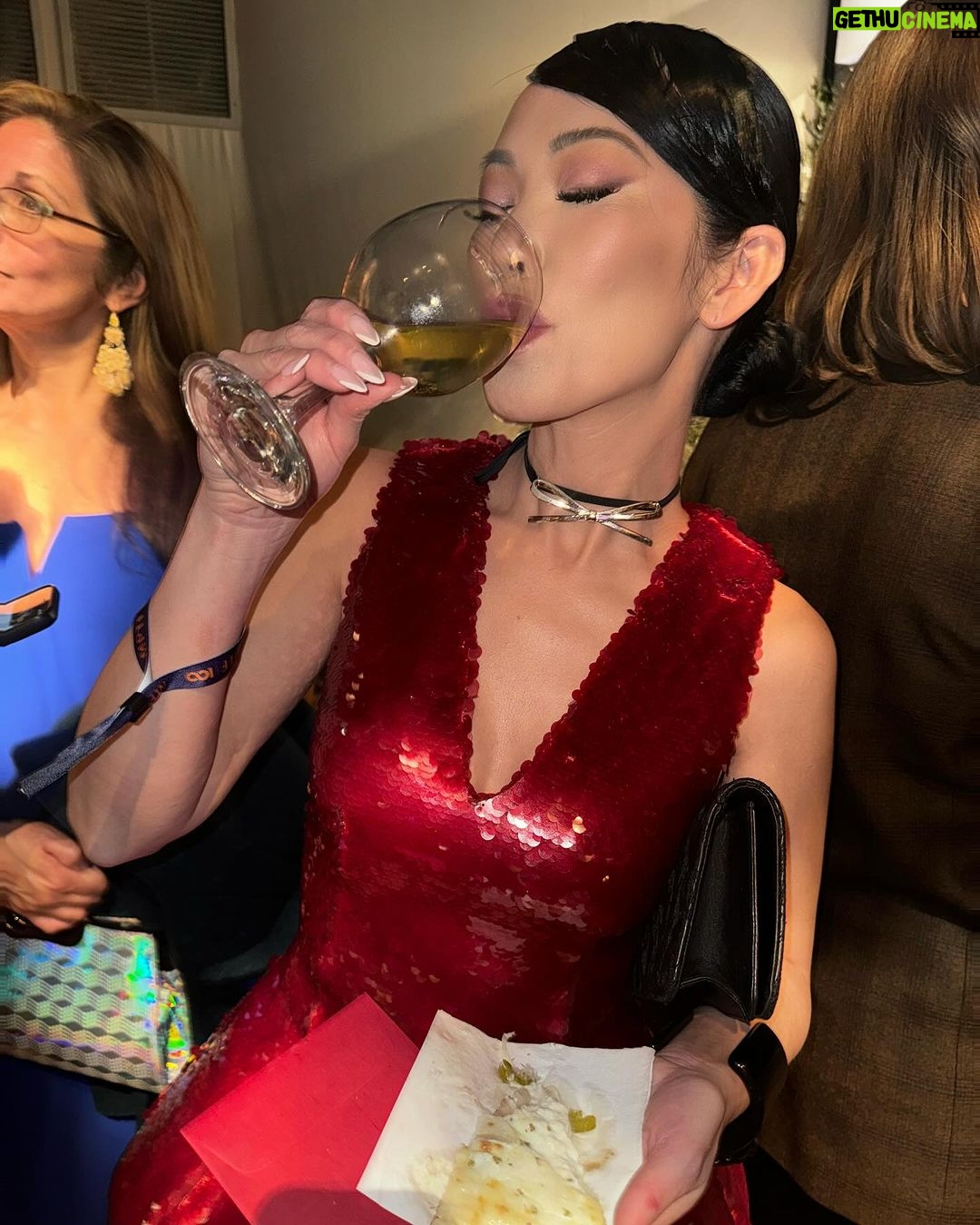Christine Chiu Instagram - Too much fun! Many thanks Motion Picture Television Fund for endless sushi pizza drinks games dancing, but mostly for what you do for the folks in the entertainment arts industry 🫶 @mptf @televisionacad #eveningbefore Bravo on another great year @andygelb ❤️ Pacific Design Center