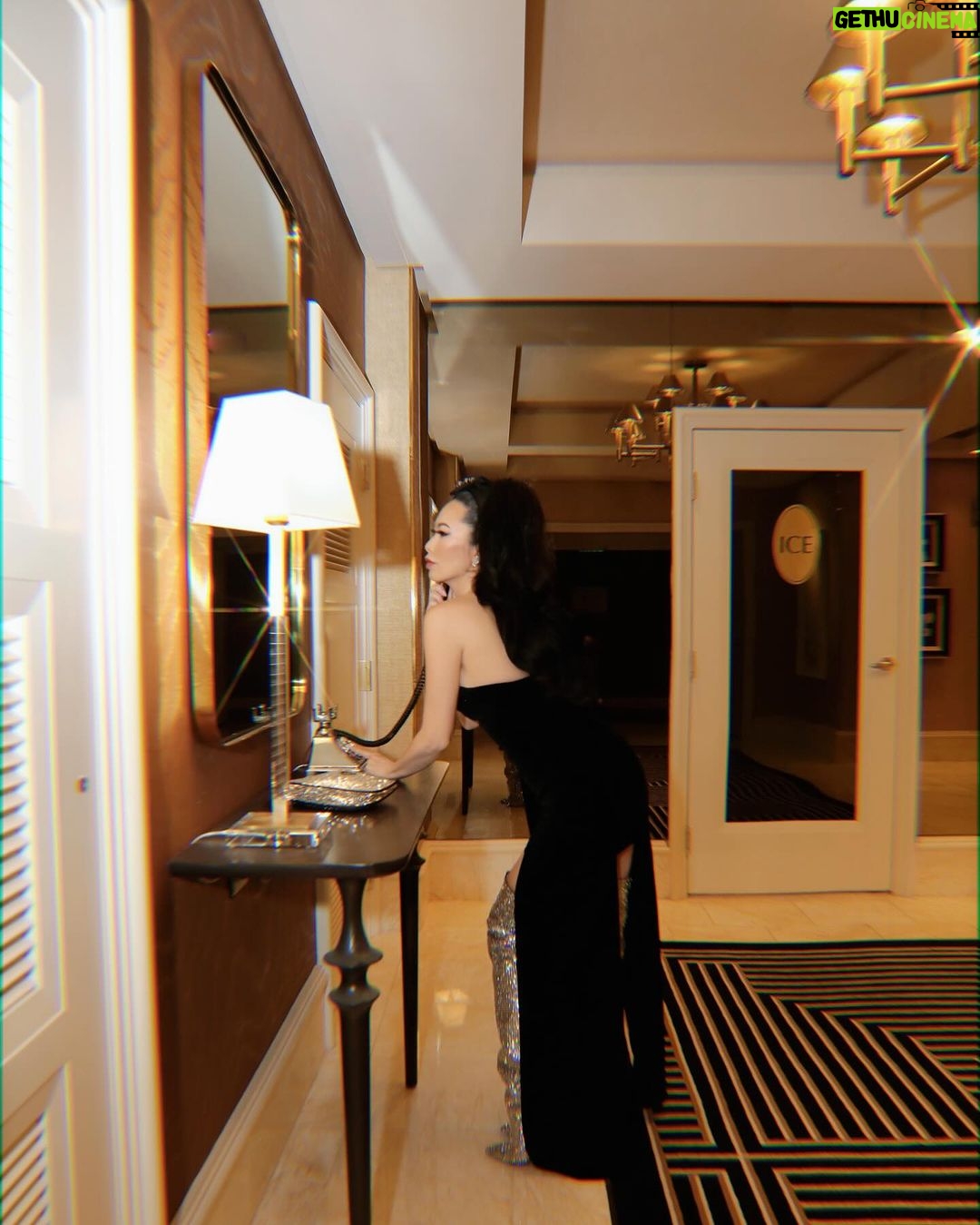 Christine Chiu Instagram - Itβs giving WYNNer ππ² Dinner by the Lake of Dreams followed by a VIP #awakeningshow experience ππ What are your #NYE plans tonight?! ππ» @maisonwynn @wynnlasvegas #maisonwynn Wynn Las Vegas