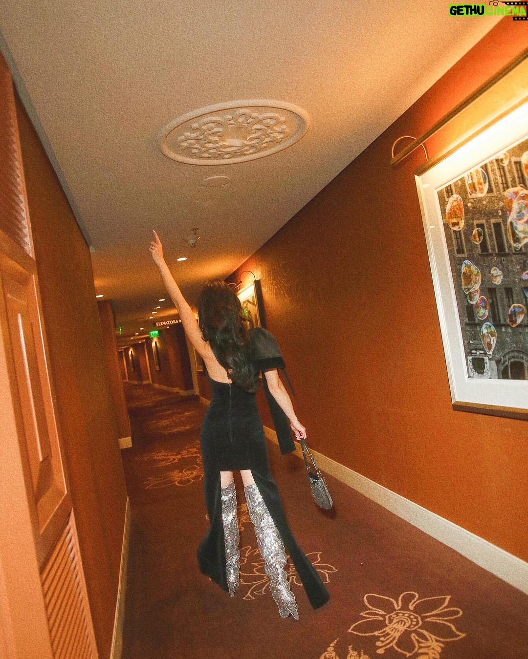 Christine Chiu Instagram - Itβs giving WYNNer ππ² Dinner by the Lake of Dreams followed by a VIP #awakeningshow experience ππ What are your #NYE plans tonight?! ππ» @maisonwynn @wynnlasvegas #maisonwynn Wynn Las Vegas