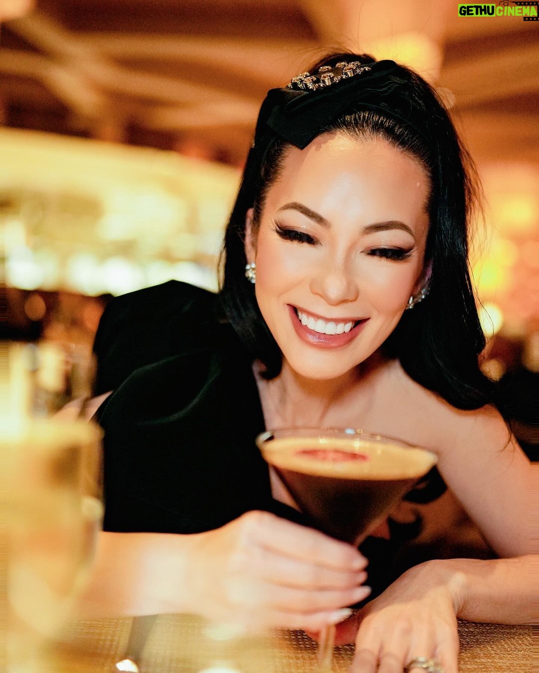 Christine Chiu Instagram - Itβs giving WYNNer ππ² Dinner by the Lake of Dreams followed by a VIP #awakeningshow experience ππ What are your #NYE plans tonight?! ππ» @maisonwynn @wynnlasvegas #maisonwynn Wynn Las Vegas