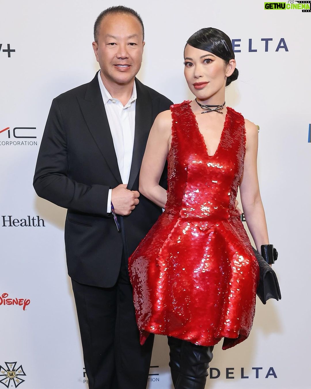 Christine Chiu Instagram - Too much fun! Many thanks Motion Picture Television Fund for endless sushi pizza drinks games dancing, but mostly for what you do for the folks in the entertainment arts industry 🫶 @mptf @televisionacad #eveningbefore Bravo on another great year @andygelb ❤️ Pacific Design Center
