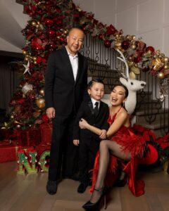 Christine Chiu Instagram - It’s the most wonderful time of the year! Wishing you and yours a very merry Christmas and festive holiday season 🎄 Happy birthday Jesus! ❤️ This year’s beautiful tree done by the Uber talented @brittanypattakos and her team @oneiradesigns 🙏🙏✨✨✨ thank you for reusing my existing ornaments and creating this tree in just a couple hours! Los Angeles, California