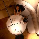 Christine Chiu Instagram - Couldn’t have imagined a more chic and intimate birthday stay than at our London home away from home @hotelcaferoyal ❤️ with a most delicious family dinner @alexdillingcaferoyal thank you for all the little touches … 🎈 Fighting the worst flu of my life in @hermes dress @yeprem jewelry Hotel Cafe Royal