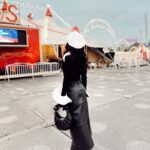 Christine Chiu Instagram - Winter wandering ❄️ London is a different kind of trip with kids 😅🎡🎠🎢🎟️🎄 #hydeparklondon #winterwonderland #actuallyquitefun Hyde Park, London