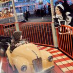 Christine Chiu Instagram - Winter wandering ❄️ London is a different kind of trip with kids 😅🎡🎠🎢🎟️🎄 #hydeparklondon #winterwonderland #actuallyquitefun Hyde Park, London