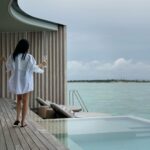 Christine Chiu Instagram - Vacation mode on 🌴 Photo credit @drchiubhps 📸❤️ Disclaimer- no glam, no professional photographer- just sleep, family, and day 3 of the most amazing breakfast buffet I’ve ever had… The Ritz-Carlton Maldives, Fari Islands