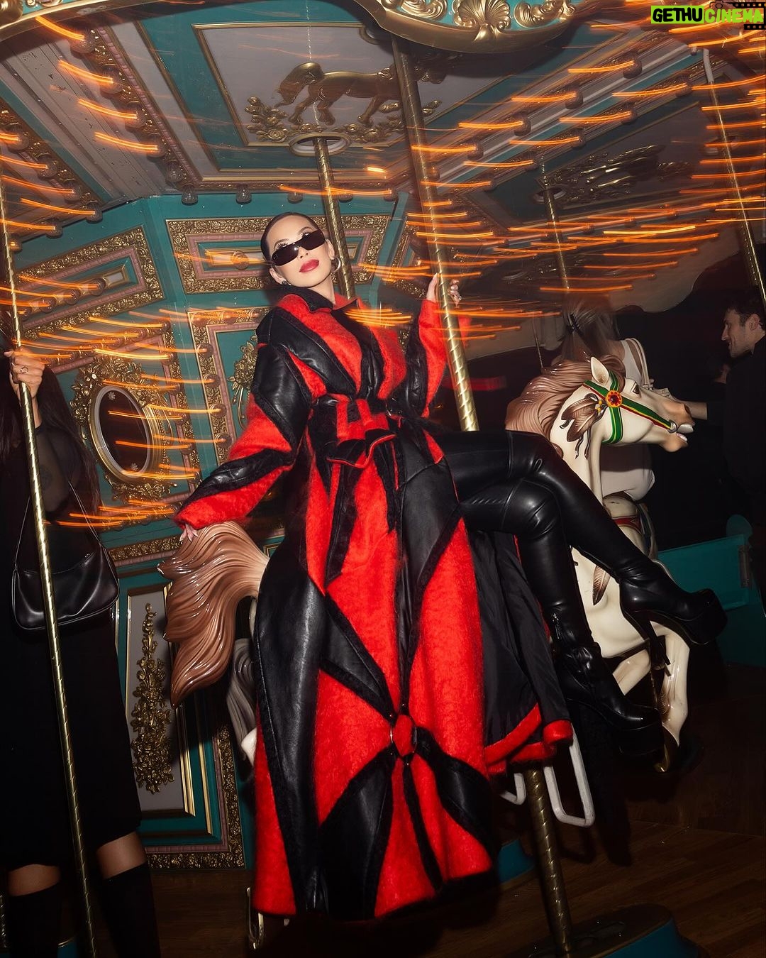Christine Chiu Instagram - Too much fun was had with @prada and co… #pradamode #thedoublesclub #carstenholler #losangeles #pradadoubleclub #lunaluna 📸 @victoriasirakovaphotographer Styled by @brianaandalore ❤️ Los Angeles, California