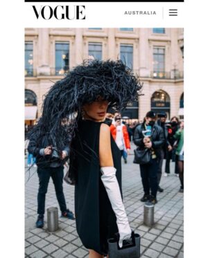 Christine Chiu Instagram - Elegance is the balance between proportion, emotion & surprise. Valentino Garavani 

🖤🖤
@voguemagazine 
@voguerunway 
@voguefrance 
@vogueitalia 
@voguejapan 
@vogueaustralia 
@voguearabia 
@vogueindia 
@vogueturkiye 
@voguethailand 

.
.
.
#paris #pfw #couture #hautecouture #maisonvalentino #valentino #coutureweek #streetstyle
