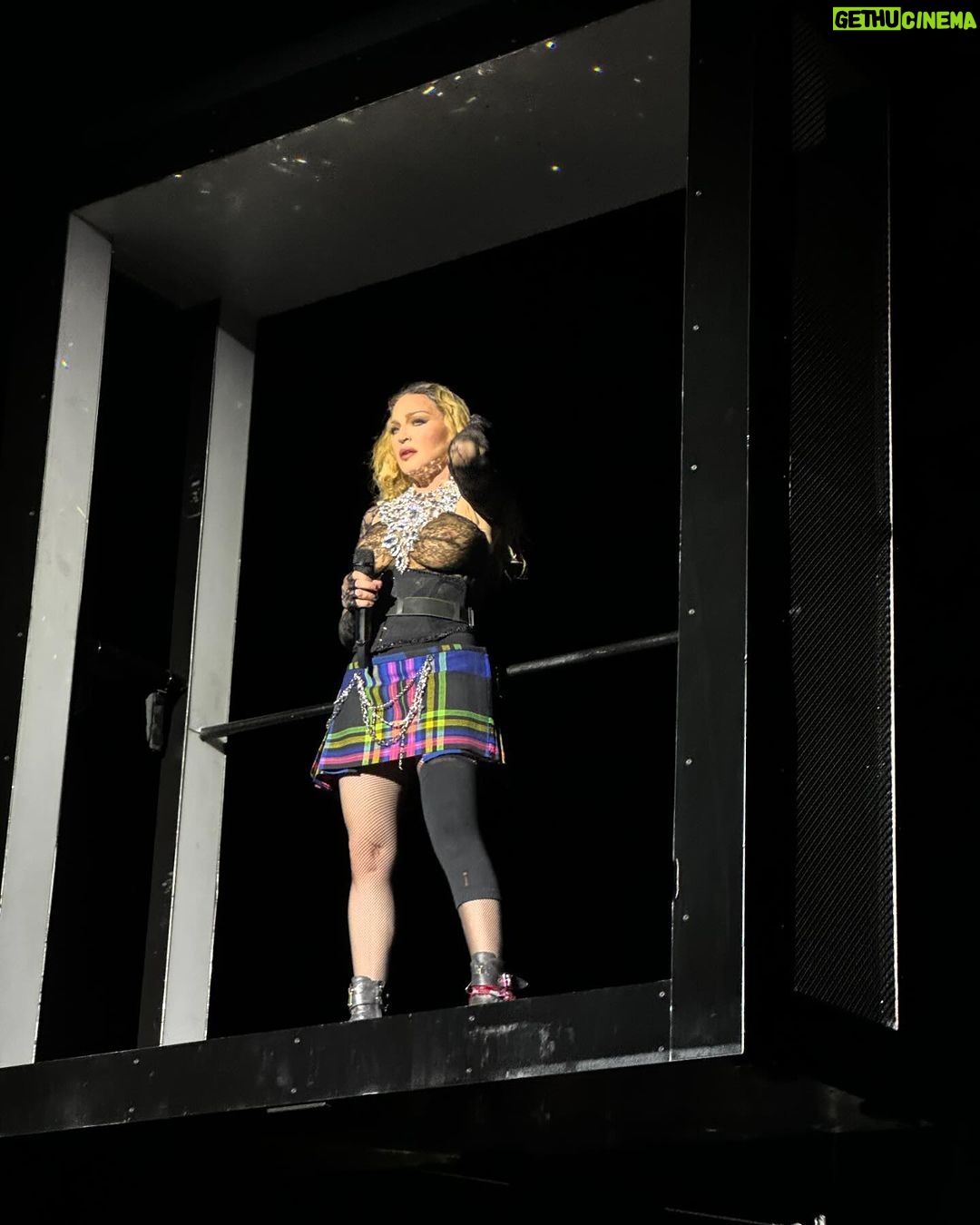 Christine Chiu Instagram - ICON. LEGEND. All the things!! ππΈπ @madonna front row experience with @jeffreycjenkins_pic π«Άπ«Ά #madonna #queenofpop #madge #likeavirgin #madamex #primadonna Los Angeles, California