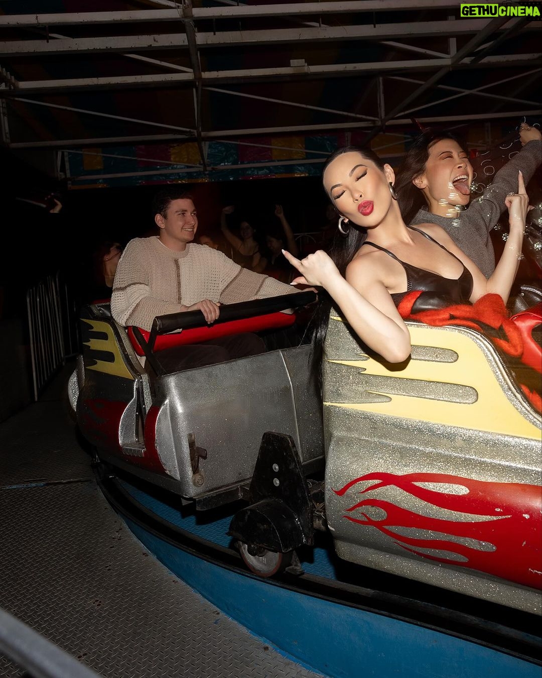 Christine Chiu Instagram - Too much fun was had with @prada and co… #pradamode #thedoublesclub #carstenholler #losangeles #pradadoubleclub #lunaluna 📸 @victoriasirakovaphotographer Styled by @brianaandalore ❤️ Los Angeles, California