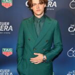 Christopher Briney Instagram - a very very grateful boy a very very cool watch on a very very beautiful night @tagheuer . @tagheuer @bally @louboutinworld styled by @daniela_viviana grooming by @benjaminthigpen thank you all :) 💓