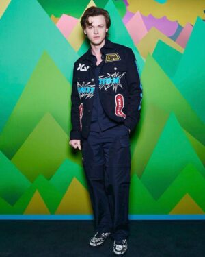 Christopher Briney Instagram - thank you @louisvuitton for having me in paris 😚😚😚

and thank you @daniela_viviana for styling as always <3

#lvmenfw23 
#louisvuitton