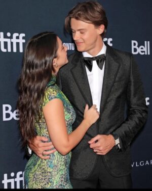 Christopher Briney Instagram - dalíland premiered at tiff this weekend and i could not be more proud of it.

thank you to all of the wildly talented people who made this movie 💗 it’s beautiful

suit: @gucci 
shoe: @louboutinworld 
jewelry: @cartier
styled by: @daniela_viviana 
bts photos by: @klarawaldbergphotos

@pressmanfilm 
@dalilandfilm