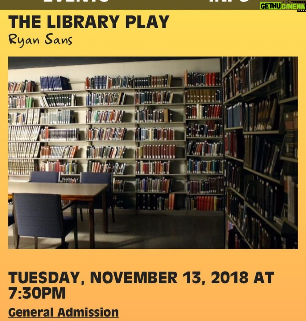 Christopher Briney Instagram - Just some cool things coming your way! The Library Play: 11/13 at Dixon Place As Bees In Honey Drown: 11/16, 11/17, 11/18 at Pace University Links in bio, don’t miss out!
