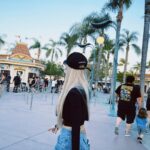 Chungha Instagram - "The happiest place in the world" Disney Land 🏰❤ #Thankyou JADEN 😆 @jdnbc #청하 #CHUNGHA #Disneyland