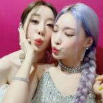 Chungha Instagram - [📸] #BareRare #Sparkling 뎡이🤍 너랑 또 함께 활동해서 외롭지 않았어 항상 언니 같은 동생이어줘서 고마워 사랑해🫶🏻 @uyj__0803 @wjsn_cosmic #청하 #CHUNGHA #우주소녀 #연정