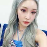 Chungha Instagram - [📸] 220717 #인기가요 💙썸머퀸💙 ✨Sparkling✨ #청하 #CHUNGHA #BareRare #Sparkling #CHUNGHA_BareRare #CHUNGHA_Sparkling