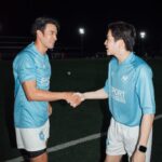 Chutavuth Pattarakampol Instagram – GOOAAALLLL~~~!! ⚽️ ดีใจแค่ไหน ก็ตามภาพเลยยย😆☝🏻
Photo by @oad.anon 📸