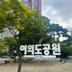 Chutavuth Pattarakampol Instagram – เมื่อเช้าวิ่งข้ามแม่น้ำฮันมาที่สวน Yeouido🌳 8km อากาศดีมาก~🤍 #VisitSeoul Yeouido Park