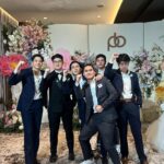 Chutavuth Pattarakampol Instagram - ยินดีกับมึงจริงๆว่ะบูม🤍🤍 แต่งงานแล้วก็ยังรับส่งกูได้เหมือนสมัย ม.3 นะ😂 #primoob