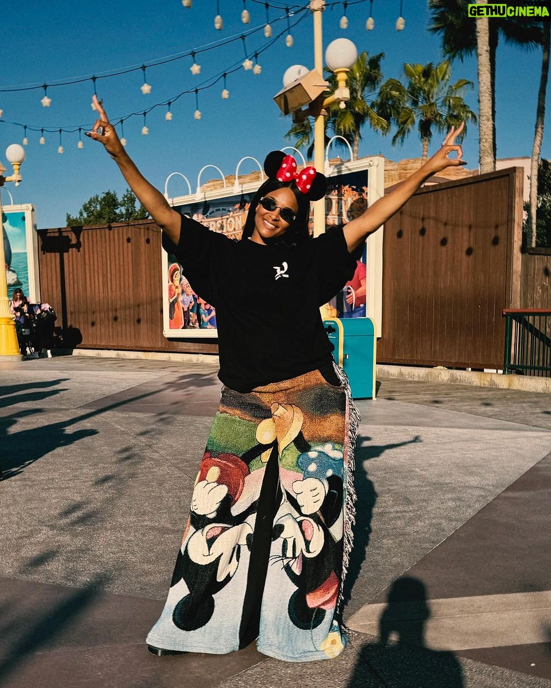 Ciara Instagram - I got my Princess and She got me! #InternationalWomensDay Disneyland