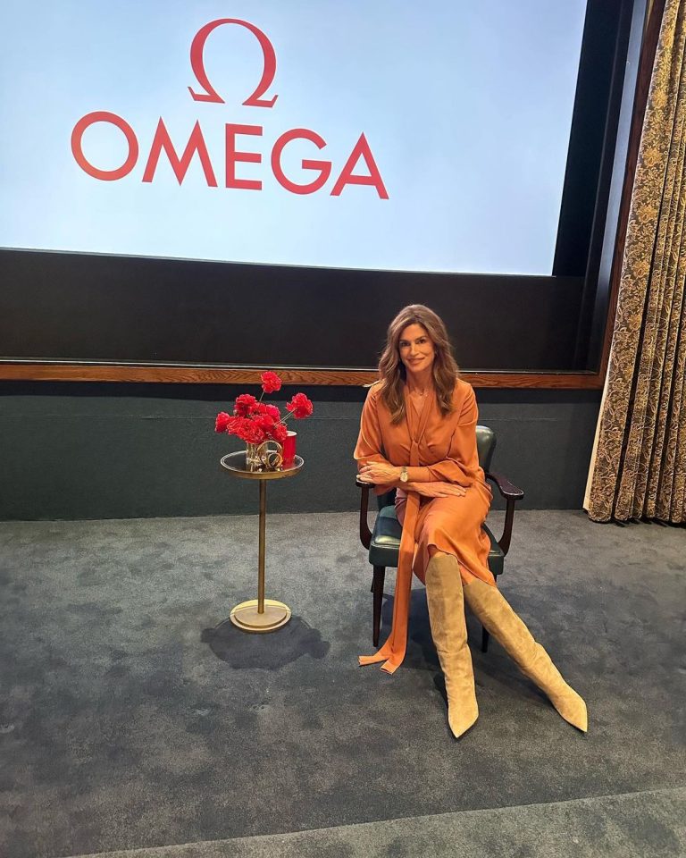 Cindy Crawford Instagram - @omega day in NYC 🤍
