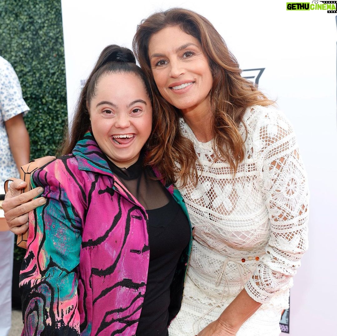 Cindy Crawford Instagram - Can’t think of a better way to spend the day before Mother’s Day with @bestbuddies celebrating their incredible moms!