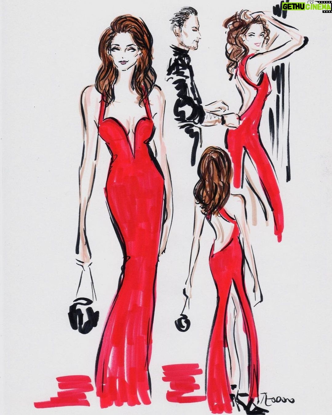 Cindy Crawford Instagram - Love these ❤️An illustrated #TBT @_punksy_(@dolcegabbana) @justinteodoro (@versace) @nelli__swan (@voguepolska) @mawamart (@voguespain) @justinteodoro (@chanelofficial) @elo_krk (@voguearabia)